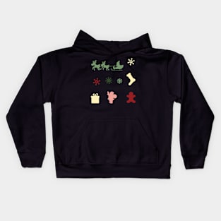 christmas pattern Kids Hoodie